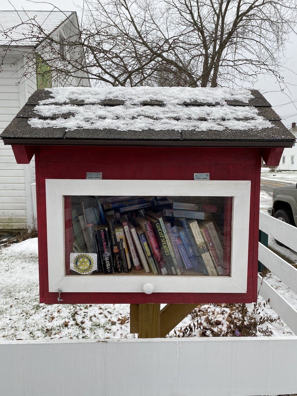 Little Red Barn public bookcase