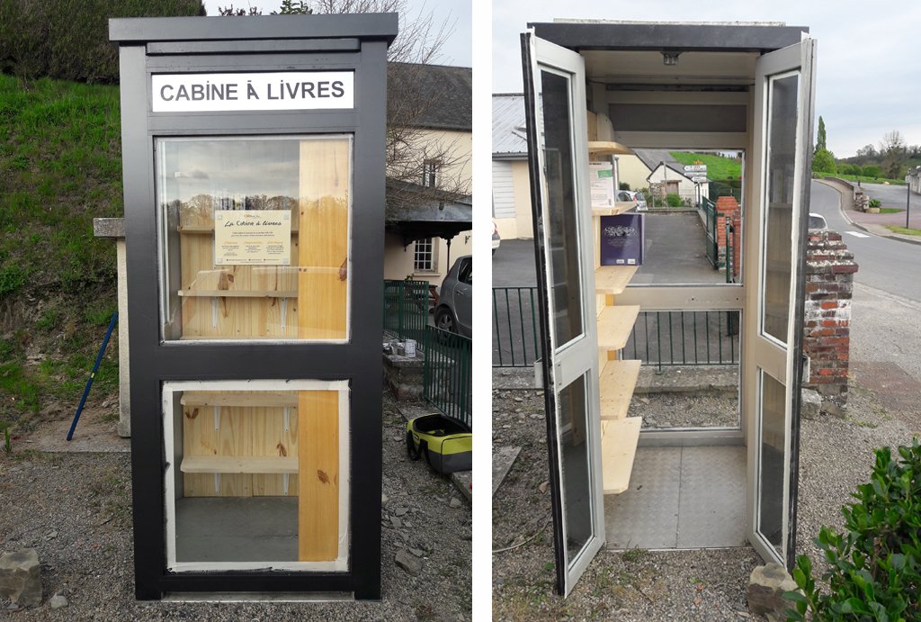 Cabine à livres